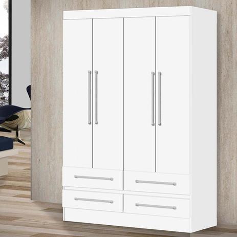 Guarda roupas Solteiro Veneza JA Branco ou Branco / Lilás - Ja móveis Menor preço em Guarda roupas Solteiro Veneza JA Branco ou Branco / Lilás - Ja móveis