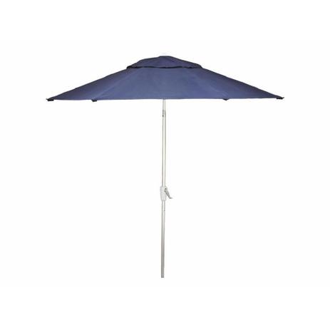 Guarda-Sol Azul 2,2m Base Aluminio - Gardenlife Menor preço em Guarda-Sol Azul 2,2m Base Aluminio - Gardenlife