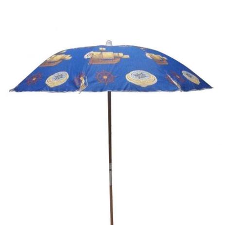 Menor preço em Guarda Sol em Madeira 140cm Ronchetti Azul