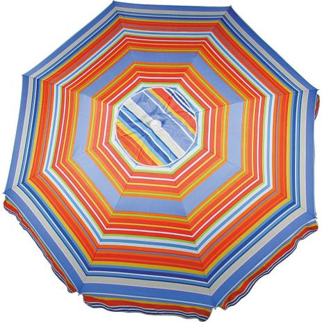 Guarda-sol Poliéster com Silver Coating 240cm com Cabo de Alumínio Rainbow Bel Fix Sortido Menor preço em Guarda-sol Poliéster com Silver Coating 240cm com Cabo de Alumínio Rainbow Bel Fix Sortido