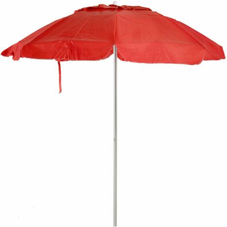 Guarda Sol Vermelho 1,60m Diametro Haste em Aluminio 100 Fps Bel Menor preço em Guarda Sol Vermelho 1,60m Diametro Haste em Aluminio 100 Fps Bel