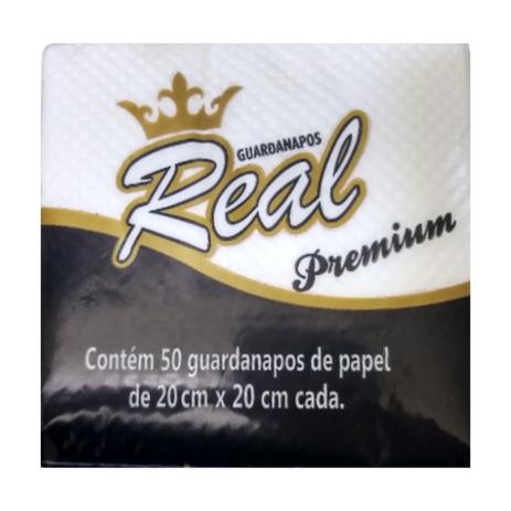 Guardanapo De Papel Branco 20cmx20cm Premium 50 Unidades - Real Menor preço em Guardanapo De Papel Branco 20cmx20cm Premium 50 Unidades - Real