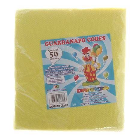 Guardanapo de Papel Folha Simples Amarelo 30 X 33cm Dafesta Menor preço em Guardanapo de Papel Folha Simples Amarelo 30 X 33cm Dafesta