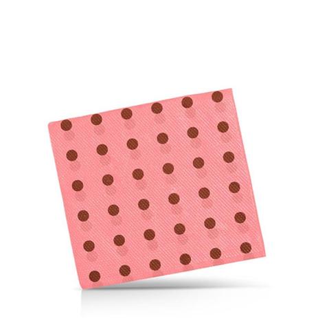 Guardanapos de Papel Poá Rosa e Marrom Pequeno 50 unidades Camp Festas Menor preço em Guardanapos de Papel Poá Rosa e Marrom Pequeno 50 unidades Camp Festas