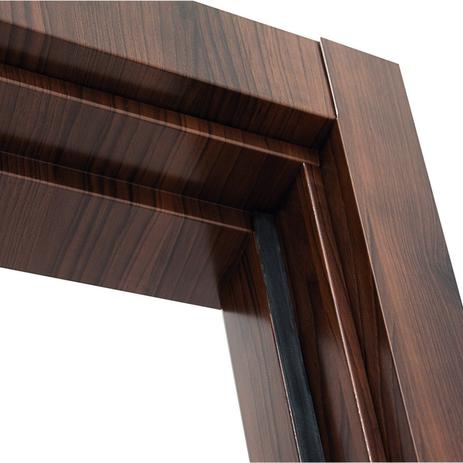 Guarnição Regulável Alumínio para Porta Interna 215cmx88cm Aluminium Sasazaki Mogno Menor preço em Guarnição Regulável Alumínio para Porta Interna 215cmx88cm Aluminium Sasazaki Mogno