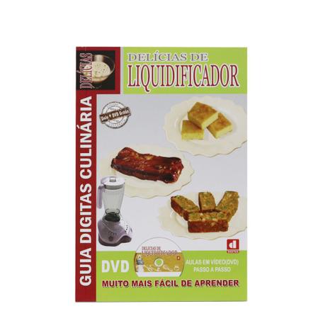 Guia Digitas Culinária Delícias de Liquidificador– Livro + DVD - Passo a Passo Menor preço em Guia Digitas Culinária Delícias de Liquidificador– Livro + DVD - Passo a Passo