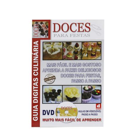 Guia Digitas Culinária Doces para Festas Apostila + DVD - Passo a Passo Menor preço em Guia Digitas Culinária Doces para Festas Apostila + DVD - Passo a Passo
