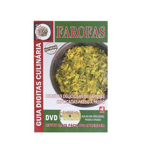 Guia Digitas Culinária Farofas Livro + DVD - Passo a Passo Menor preço em Guia Digitas Culinária Farofas Livro + DVD - Passo a Passo