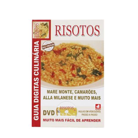 Guia Digitas Culinária Risotos Livro + DVD - Passo a Passo Menor preço em Guia Digitas Culinária Risotos Livro + DVD - Passo a Passo