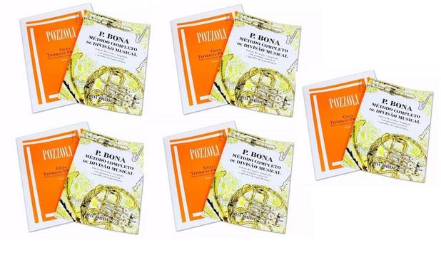 Guia Livro Teórico Metódo Musical 5 Bona e 5 Pozzoli I e II - King musical Menor preço em Guia Livro Teórico Metódo Musical 5 Bona e 5 Pozzoli I e II - King musical