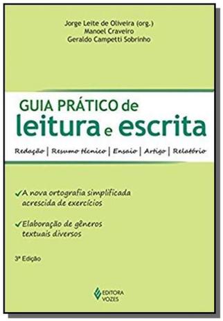 Guia pratico de leitura e escritura: redacao, resu - Vozes Menor preço em Guia pratico de leitura e escritura: redacao, resu - Vozes