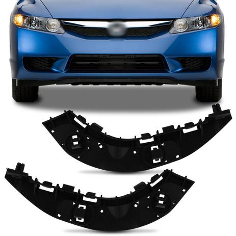 Guia Suporte Para-Choque Dianteiro New Civic 2008 2009 2010 2011 2012 Preto - Engekar Menor preço em Guia Suporte Para-Choque Dianteiro New Civic 2008 2009 2010 2011 2012 Preto - Engekar