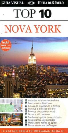 Guia Visual - Top 10 Nova York - Publifolha Menor preço em Guia Visual - Top 10 Nova York - Publifolha