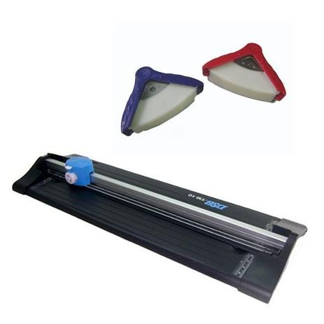Guilhotina Refiladora 3x1 A4 E Mini Canteadeira Raio 5 E10mm - Motivate Menor preço em Guilhotina Refiladora 3x1 A4 E Mini Canteadeira Raio 5 E10mm - Motivate