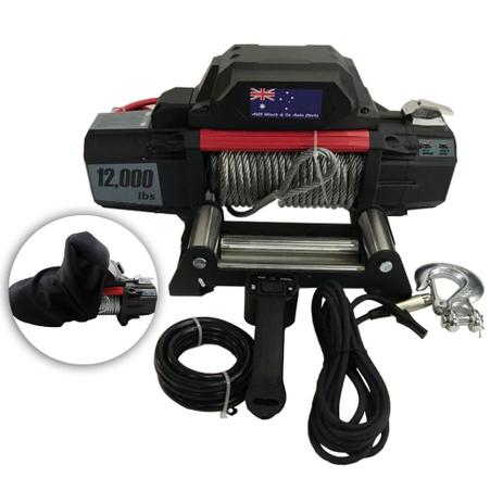 Guincho Elétrico Winch 12000 libras 12v p/ Offroad Troller Jeep com Controle sem Fio - Inclui Capa em Neoprene Menor preço em Guincho Elétrico Winch 12000 libras 12v p/ Offroad Troller Jeep com Controle sem Fio - Inclui Capa em Neoprene