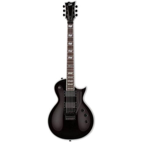 Guitarra ESP LTD EC-401FR BK LP Ativa EMG Floyd Rose Preta Menor preço em Guitarra ESP LTD EC-401FR BK LP Ativa EMG Floyd Rose Preta