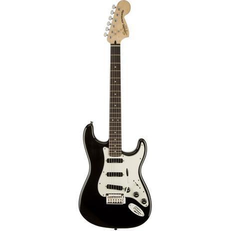 Guitarra Fender - Squier Deluxe Hot Rails Strat LR - Black - Fender squier Menor preço em Guitarra Fender - Squier Deluxe Hot Rails Strat LR - Black - Fender squier