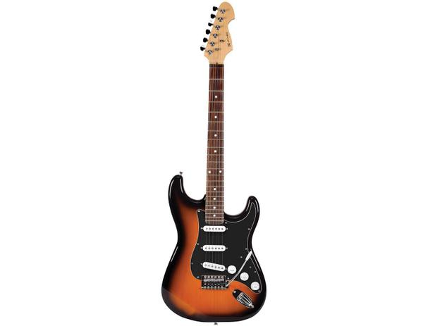 Guitarra Michael Strato - ST Advanced GM227 - Sunburst Black