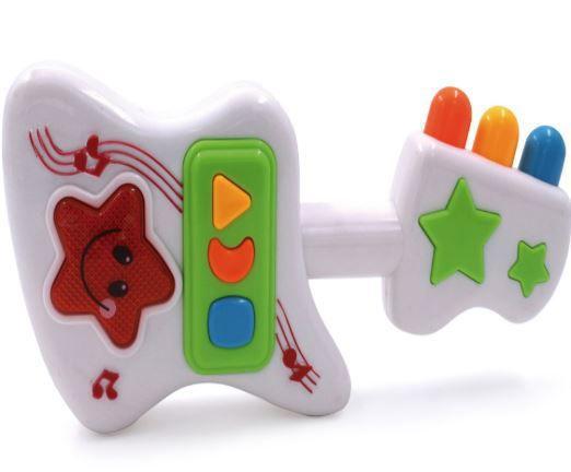 Guitarra Musical Baby 18cm à Pilha - 133918 - Pica pau Menor preço em Guitarra Musical Baby 18cm à Pilha - 133918 - Pica pau