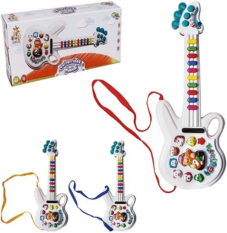 Guitarra musical infantil animais da fazenda colors com luz a pilha na caixa wellkids - Wellmix Menor preço em Guitarra musical infantil animais da fazenda colors com luz a pilha na caixa wellkids - Wellmix