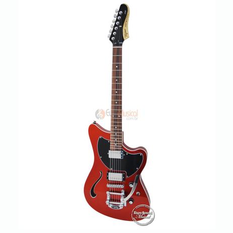 Guitarra Tagima Brasil Jet Blues Deluxe Laranja Metalico Menor preço em Guitarra Tagima Brasil Jet Blues Deluxe Laranja Metalico