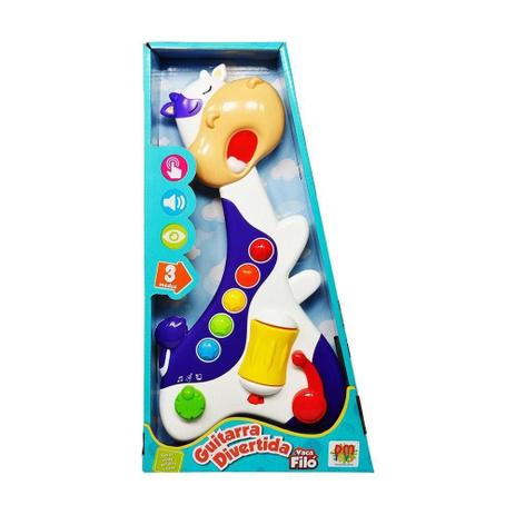 Guitarra violao musical infantil para crianças e bebe interativa multifunções com 3 modos vaca filo - Gimp Menor preço em Guitarra violao musical infantil para crianças e bebe interativa multifunções com 3 modos vaca filo - Gimp