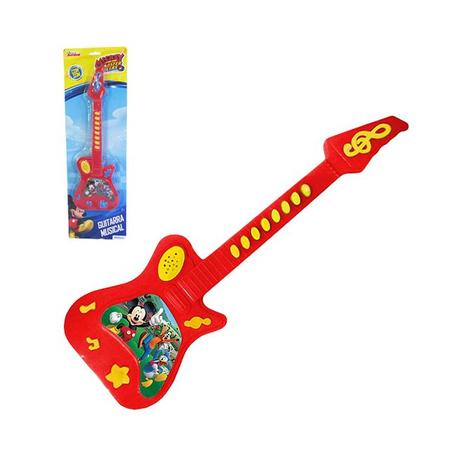 Guitarra violão musical mickey mouse disney infantil criança a pilha 35cm - Etitoys Menor preço em Guitarra violão musical mickey mouse disney infantil criança a pilha 35cm - Etitoys