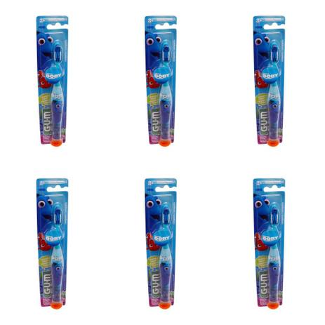 Gum Escova Dental Infantil (Kit C/06) Menor preço em Gum Escova Dental Infantil (Kit C/06)