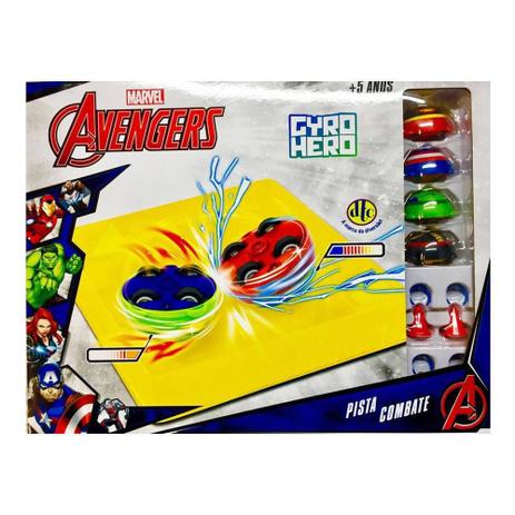 Gyro hero marvel - pista combate 4921 dtc Menor preço em Gyro hero marvel - pista combate 4921 dtc