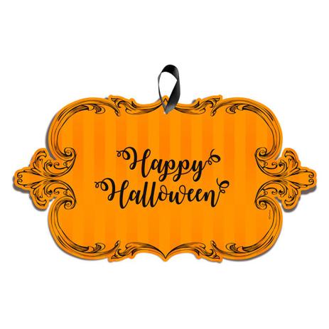 Halloween Placa Decorativa p/porta Cromus Menor preço em Halloween Placa Decorativa p/porta Cromus