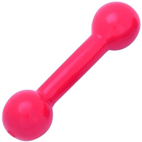 Halter Peso 4kg Emborrachado na Cor Rosa Mega Peso Menor preço em Halter Peso 4kg Emborrachado na Cor Rosa Mega Peso