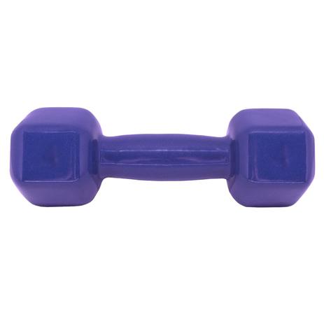 Halter Sextavado Acte S59 Emborrachado 4Kg Roxo Menor preço em Halter Sextavado Acte S59 Emborrachado 4Kg Roxo
