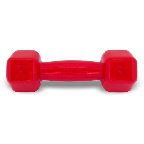 Halter Sextavado Emborrachado 3 kg - Acte sports Menor preço em Halter Sextavado Emborrachado 3 kg - Acte sports