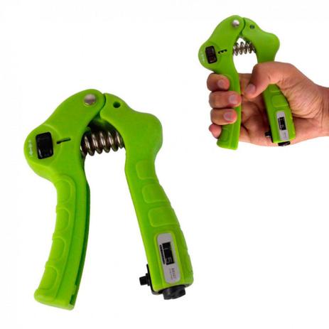 Hand Grip Ajustavel de 10 a 30 Kg com Contador Analogico Verde Liveup Menor preço em Hand Grip Ajustavel de 10 a 30 Kg com Contador Analogico Verde Liveup