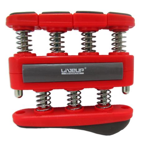 Hand Grip com 7 Molas Tensao Media Vermelho Liveup Menor preço em Hand Grip com 7 Molas Tensao Media Vermelho Liveup