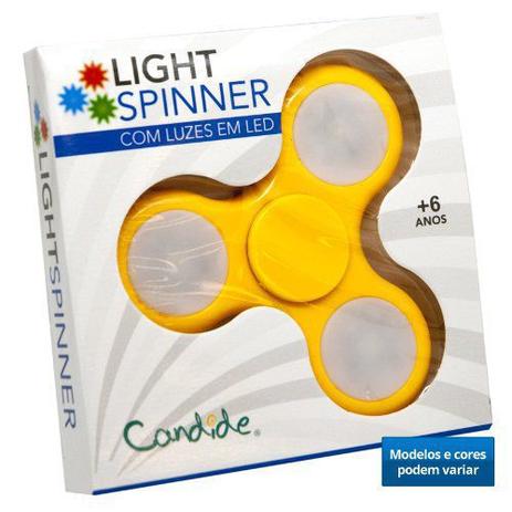 Hand Spinner Anti Stress Certificado - Fidget Spinner Special Metalizado -  Candide - COBRE