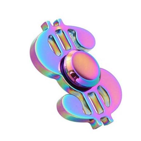 Hand Spinner Fidget De Metal Cifrao Rainbow Ansiedade Estresse (BSL-GIRA-7) - Braslu Menor preço em Hand Spinner Fidget De Metal Cifrao Rainbow Ansiedade Estresse (BSL-GIRA-7) - Braslu