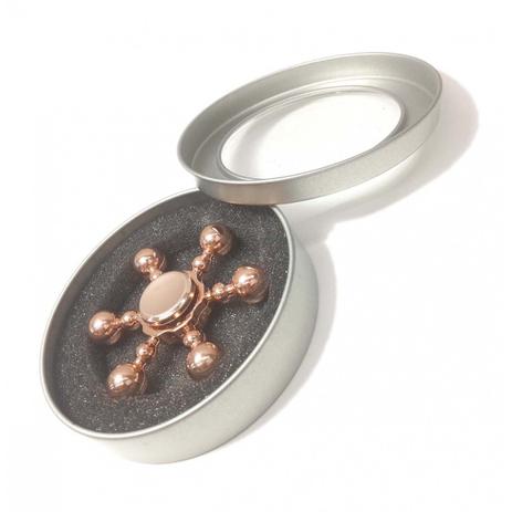 Hand Spinner Fidget De Metal Leme Ansiedade Estresse Bronze (BSL-GIRA-10) - Braslu Menor preço em Hand Spinner Fidget De Metal Leme Ansiedade Estresse Bronze (BSL-GIRA-10) - Braslu