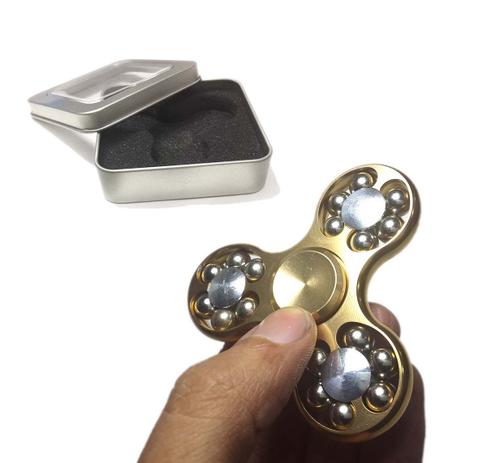 Hand Spinner Fidget de Metal Rolamento Ansiedade Anti Estresse Dourado - Braslu Menor preço em Hand Spinner Fidget de Metal Rolamento Ansiedade Anti Estresse Dourado - Braslu