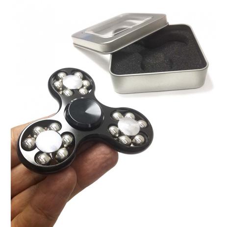 Hand Spinner Fidget de Metal Rolamento Com Bolas Metal Ansiedade Anti Estresse Giro Preto (bsl-gira-12) - Braslu Menor preço em Hand Spinner Fidget de Metal Rolamento Com Bolas Metal Ansiedade Anti Estresse Giro Preto (bsl-gira-12) - Braslu