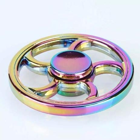 Hand Spinner Metal Redondo Fidget Brinquedo De Giro Colorido Menor preço em Hand Spinner Metal Redondo Fidget Brinquedo De Giro Colorido