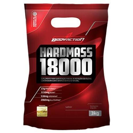 Hard Mass 18000 - 3000g Sabor Banana c/ maça - BodyAction Menor preço em Hard Mass 18000 - 3000g Sabor Banana c/ maça - BodyAction