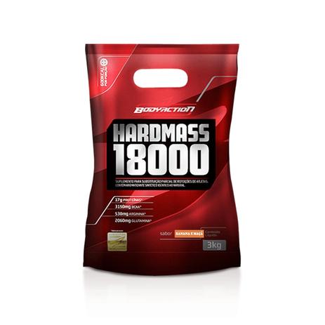 Hardmass 18000 banana/maca 3kg - bodyaction hipercalorico - Body action é boa?
