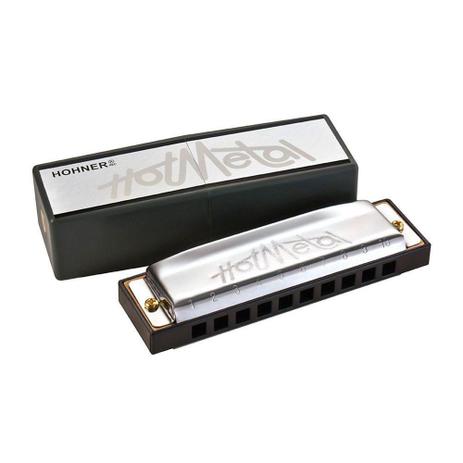 Harmônica Diatônica Hohner Hot Metal F (Fá) Gaita de Boca M57206 Menor preço em Harmônica Diatônica Hohner Hot Metal F (Fá) Gaita de Boca M57206
