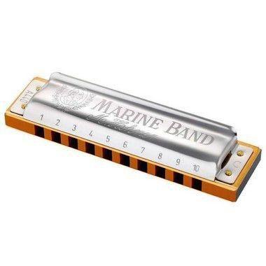 Harmônica Diatônica Hohner Marine Band 1896 A (Lá) Gaita de boca M1896106 Menor preço em Harmônica Diatônica Hohner Marine Band 1896 A (Lá) Gaita de boca M1896106