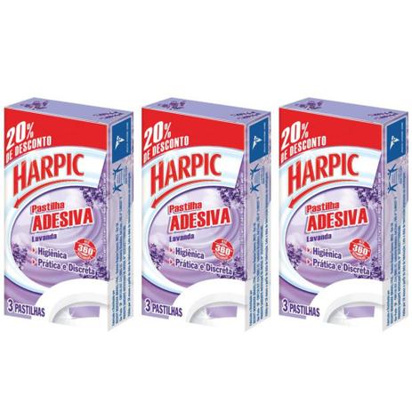 Harpic Lavanda Pastilha Sanitária Adesiva 3x9g (Kit C/03) é ruim? Harpic Lavanda Pastilha Sanitária Adesiva 3x9g (Kit C/03) é boa?