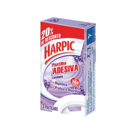Harpic Pastilha Adesiva Lavanda 20 de Desconto - 3UN Menor preço em Harpic Pastilha Adesiva Lavanda 20 de Desconto - 3UN