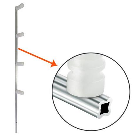 Haste Aluminio Para Cerca Eletrica Estrela 4 Isolador 75cm - Confiseg Menor preço em Haste Aluminio Para Cerca Eletrica Estrela 4 Isolador 75cm - Confiseg