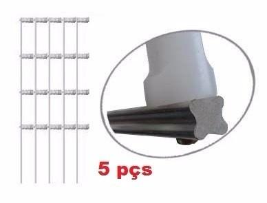 Haste Estrela Ferro Cerca Eletrica 4 Isoladores 75cm Kit 5pç. - Confiseg Menor preço em Haste Estrela Ferro Cerca Eletrica 4 Isoladores 75cm Kit 5pç. - Confiseg