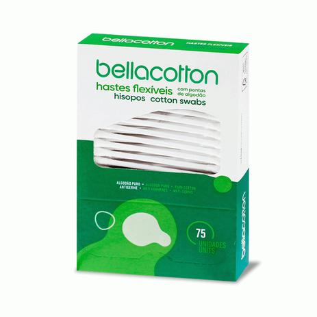 Hastes Flexiveis Bella Cotton CX C/75 UN - Not defined Menor preço em Hastes Flexiveis Bella Cotton CX C/75 UN - Not defined